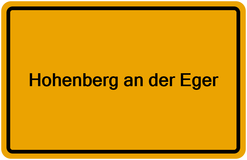Handelsregister Hohenberg an der Eger